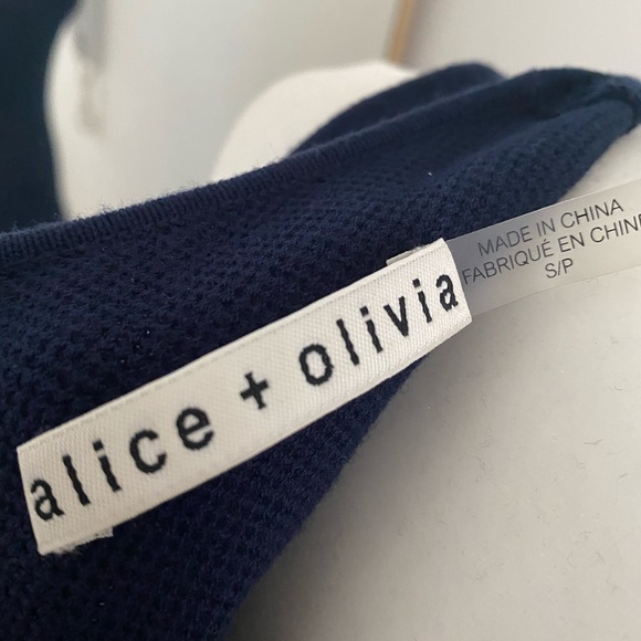 ♦️SOLD♦️Alice + Olivia Scalloped Fit-&-Flare Dress NWOT - Picture 7 of 9